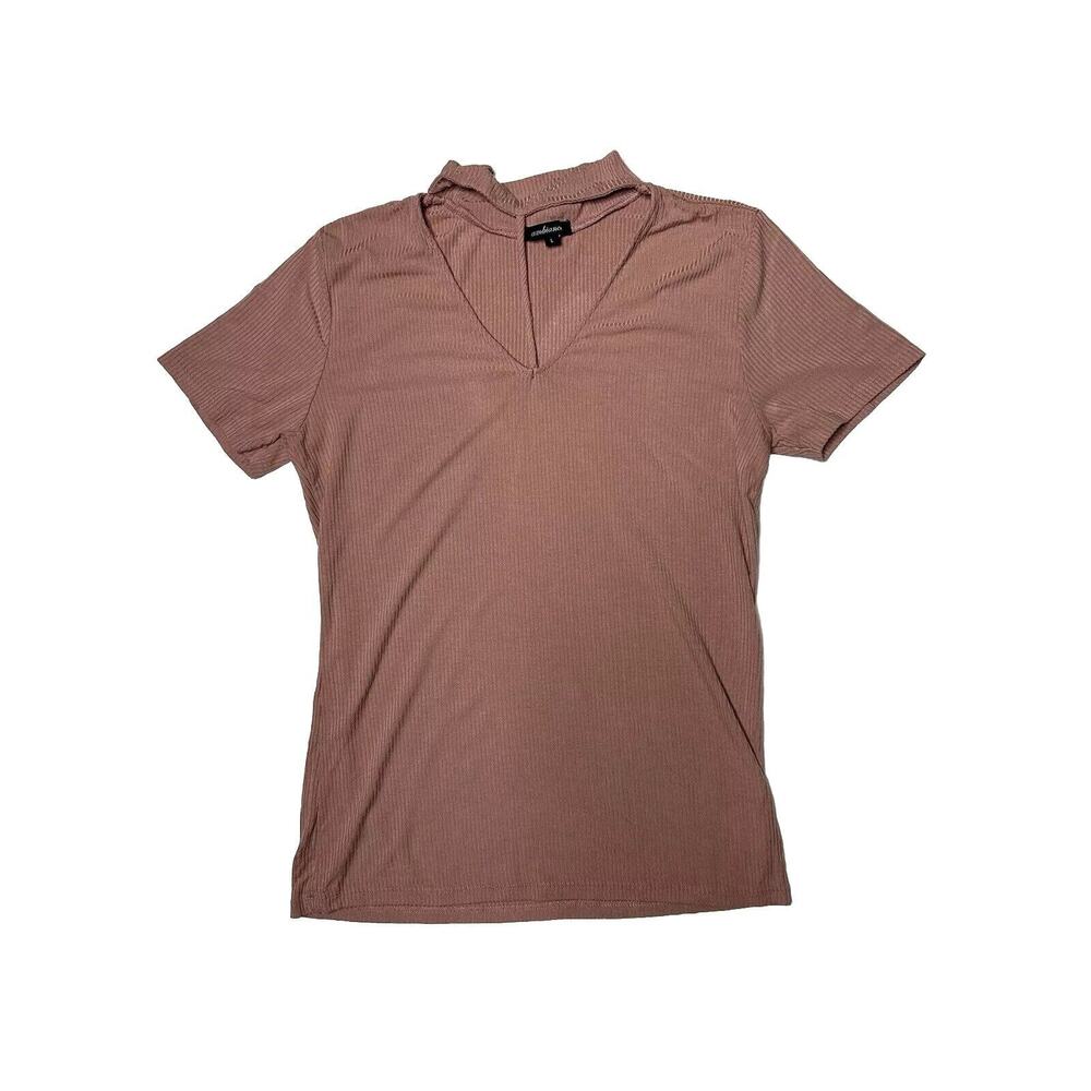 Women’s Ambiance Pink Short Sleeve Top